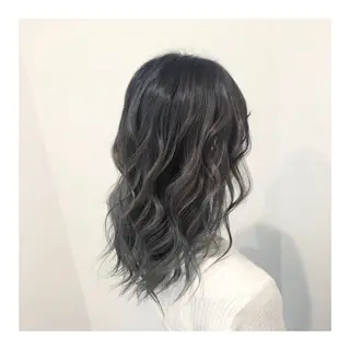 セミロング カラー 無料カットモデル募集 BLINK京橋店のヘアスタイル