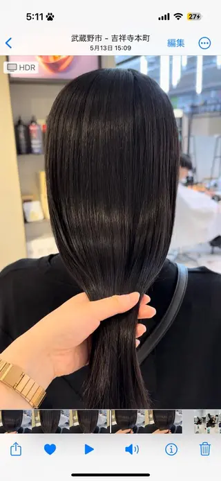 ロング カラー ヘアアレンジ ハイトーン特化 pepe🎀のヘアスタイル