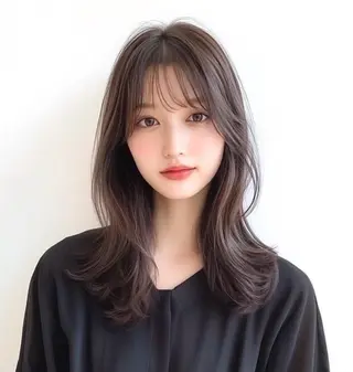 セミロング カラー 白髪率別白髪ぼかし /なおき/表参道のヘアスタイル
