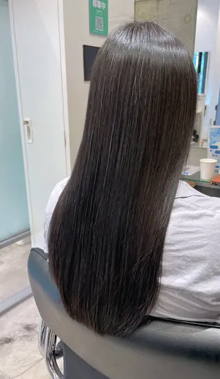 ロング カラー ドライ カット✂️髪質改善のヘアスタイル