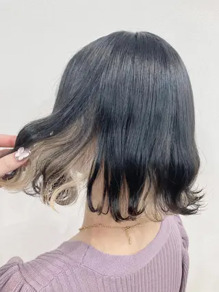 ミディアム カラー ☁️hinako☁️ 1HAVANAのヘアスタイル
