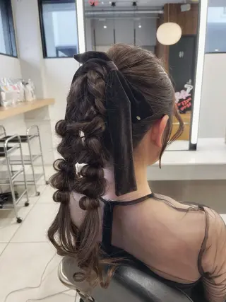 ヘアアレンジ 🎀透明感カラー🎀 稲垣至恩🎀のヘアスタイル