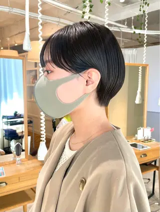 ショート カラー くがれいじ 梅田/ショート/ボブのヘアスタイル