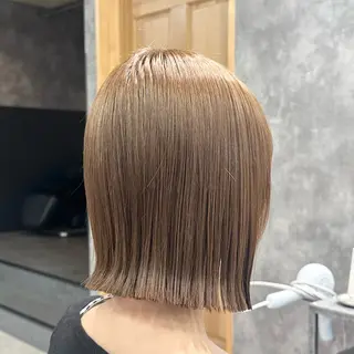 ミディアム カラー 似合わせボブ 🌻 北澤七海のヘアスタイル