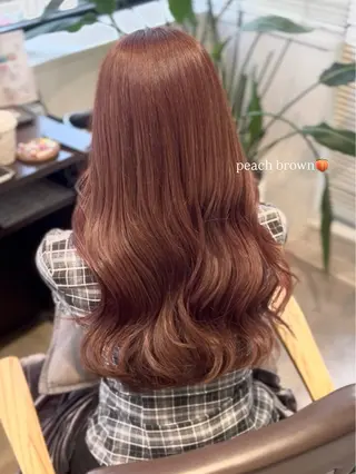 セミロング Ami♡表参道/艶髪 ピンク/盛れカットのヘアスタイル