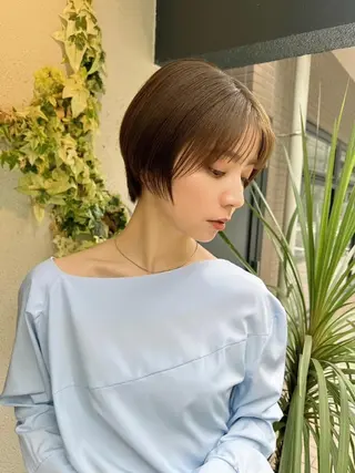 ショート 髪質改善/ショート/ ミディアム/間嶋のヘアスタイル