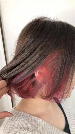 ショート カラー 美髪矯正・レイヤー 倉友哉のヘアスタイル