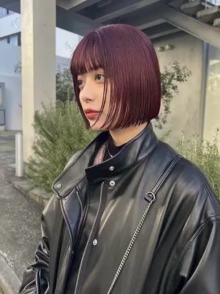 カラー ⟡.·*sayaka 🦋透明感カラーのヘアスタイル