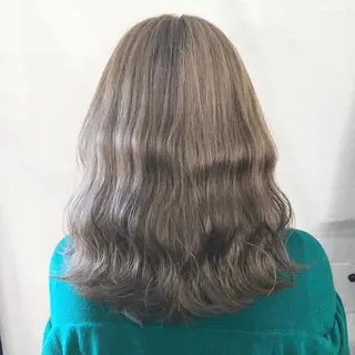 セミロング カラー K-POP好き美容師 🇰🇷Kai.Yのヘアスタイル