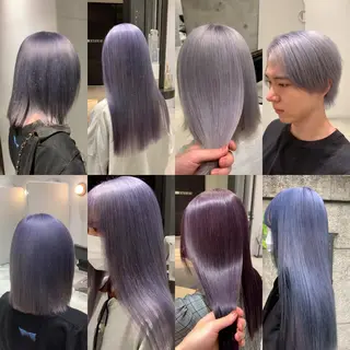 ロング カラー れい🫧 ハイトーン特化のヘアスタイル