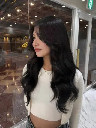 ロング レイヤーカット/髪質 改善/momo🎀のヘアスタイル