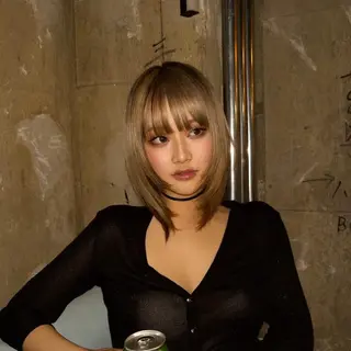 ミディアム プルエクステ 🖤MIYUのヘアスタイル