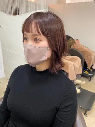 セミロング カラー hair  mode RITZ所属・★ 里奈★のヘアスタイル