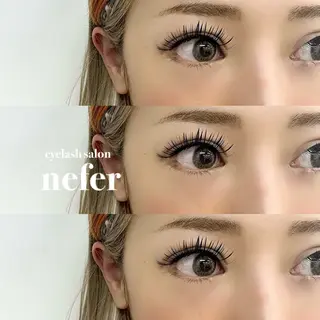 マツエク・マツパ nefer 秋葉原のマツエク・マツパデザイン