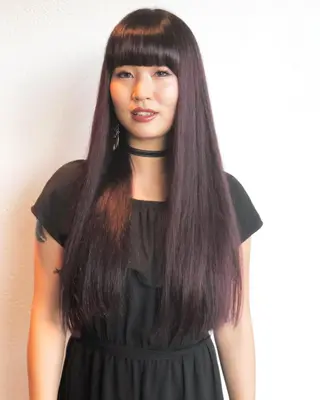 ロング カラー 坂元 智信のヘアスタイル