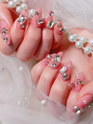 ロング Hanaai Salonスニタのネイルデザイン