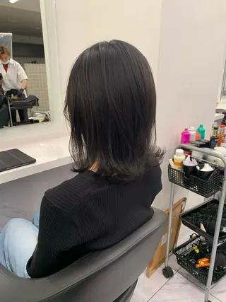 ミディアム 【美容室が苦手な方 専問美容室】MIHOのヘアスタイル