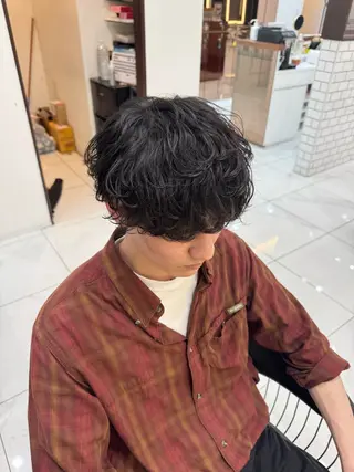 パーマ メンズ 菅野 心悠/メンズヘアのヘアスタイル