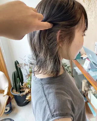 ショート カラー パーマ OVER→三軒茶屋 /縮毛矯正・髪質改善のヘアスタイル