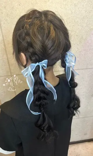 ヘアアレンジ G.O.A.T ひまりのヘアスタイル