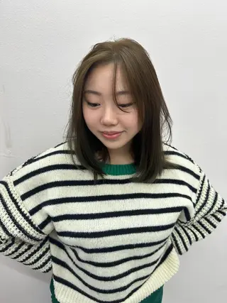 ミディアム ブリーチカラー /MAHIROのヘアスタイル