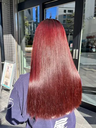 ロング カラー yuuri🎀/大宮 /韓国ヘア/レイヤーのヘアスタイル