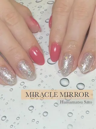 ネイル ミラクルミラー 町野のネイルデザイン