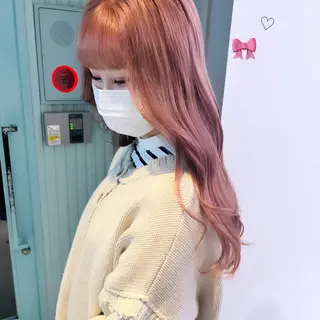 ロング カラー ヘアアレンジ 愛されカラー🩷 はるなのヘアスタイル