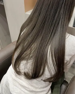 ロング カラー 表参道🌿赤み消し カラー/チナツのヘアスタイル