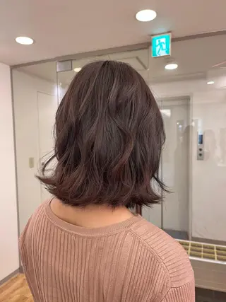 ミディアム un.le.pont ルカ 🎨のヘアスタイル