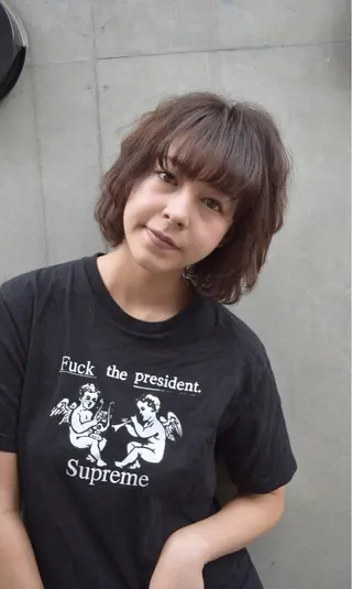 ショート カラー ✨髪質改善縮毛矯正✨ 宇田川修平のヘアスタイル