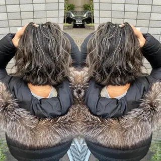 ロング 原田 彩也のヘアスタイル