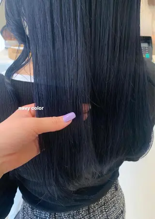 ロング カラー ブリーチなしWカラー ／レイヤー🎀マリノのヘアスタイル