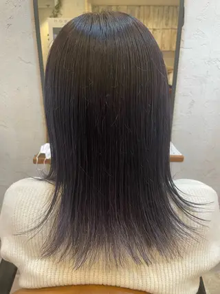 ミディアム カラー S-TAGE喜連瓜破所属・S-TAGE Anna.Hのヘアスタイル