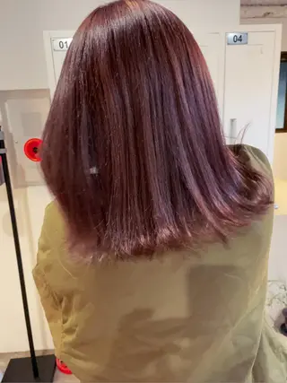 ミディアム カラー CEINE【セーヌ】 三軒茶屋のヘアスタイル