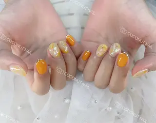 ネイル 神田 ココナッツのネイルデザイン