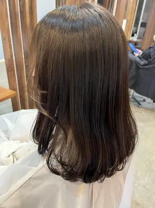 ミディアム カラー くすみカラー/ボブ ♡ madocaのヘアスタイル