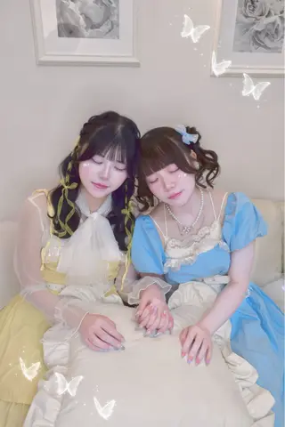 セミロング ヘアアレンジ Hairset minoriのヘアスタイル