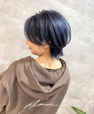 ショート カラー 骨格整形カット/ ショート✂️堀夢哉のヘアスタイル