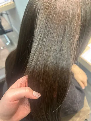 カラー 透明感カラー/縮毛/ chino🍀のヘアスタイル
