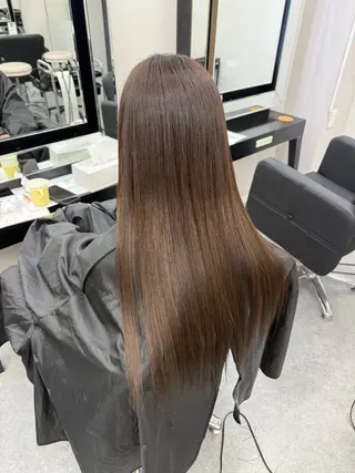 ロング 𝙃𝘼𝙍𝙐🎀 韓国×エクステのヘアスタイル