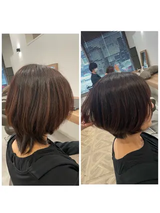 ショート やまこし 美裕樹のヘアスタイル