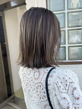 ミディアム カラー 🩵LOMARLIE 倉敷KARIN🩵のヘアスタイル