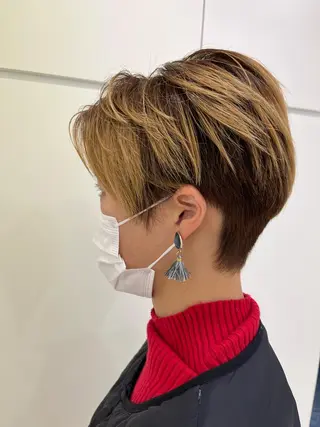 ショート 山森 大地のヘアスタイル