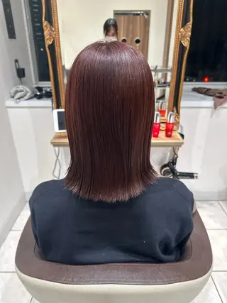 ミディアム カラー Ash日暮里 /momijiのヘアスタイル