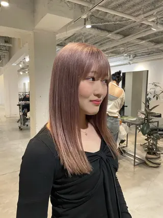 セミロング カラー 🎀ダブルカラーレイ ヤーyuuri🎀のヘアスタイル