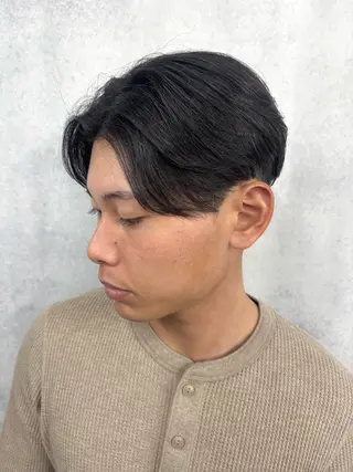 ミディアム メンズ メンズパーマ/新潟駅 NOBUTA🔥のヘアスタイル