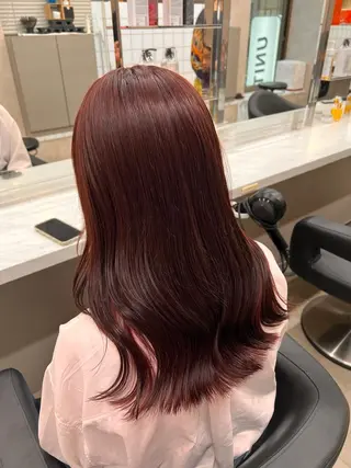 セミロング 💖札幌カラー 指名No.1💖玲奈のヘアスタイル