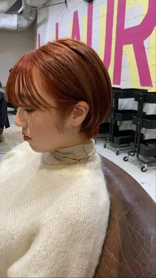ショート ダブルカラー/透明感 💈JUNYA💈のヘアスタイル