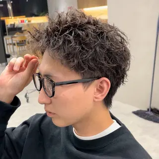 パーマ メンズ 🌼波巻き/シャドー /酒井香奈🌼のヘアスタイル